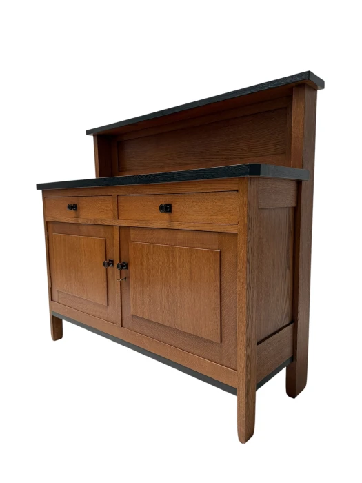 Art Deco Modernist Credenza or Sideboard by H. Fels for L.O.V. Oosterbeek